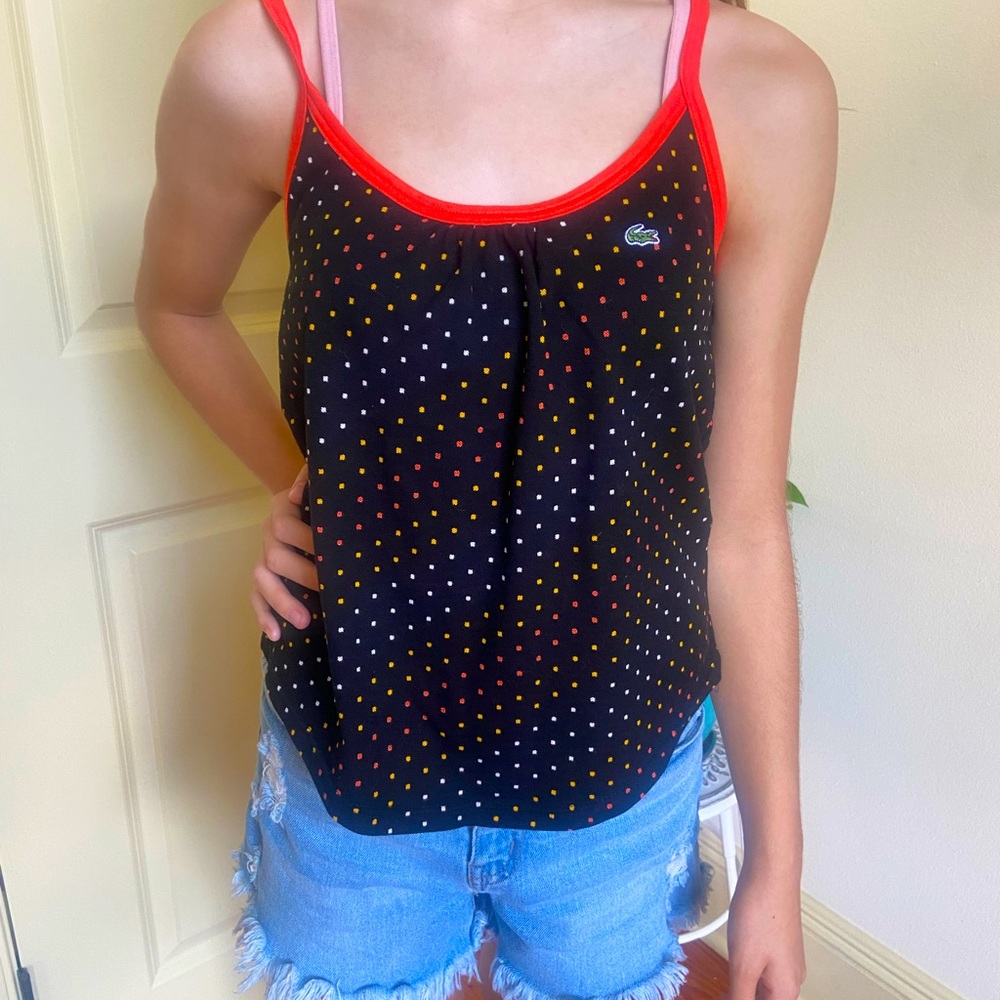 Very cute Lacoste tank - polka dot